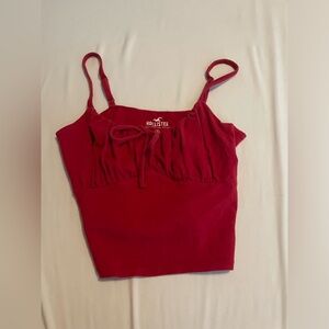 RED CROP TOP